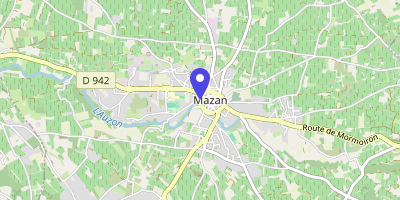 Carte OpenStreetMap — 66 boulevard de la Tournelle, Mazan