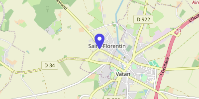 Carte OpenStreetMap — 2 rue Bruyère, Saint-Florentin