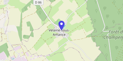 Carte OpenStreetMap — 10 rue du Chaud-Four, Velaine-sous-Amance
