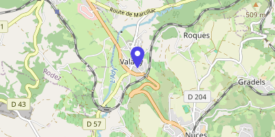 Carte OpenStreetMap — 1 Grand'rue, Valady