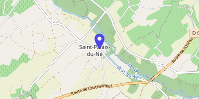 Carte OpenStreetMap — Le Bourg, Saint-Palais-du-Né
