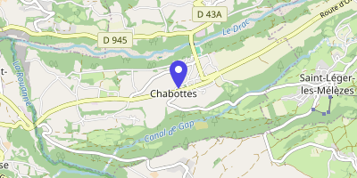 Carte OpenStreetMap — 80 route des Écrins, Chabottes