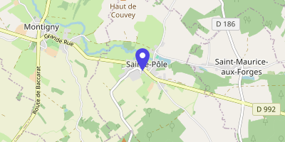 Carte OpenStreetMap — 6 rue de la Libération, Sainte-Pôle