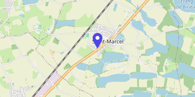 Carte OpenStreetMap — 74 route de Lyon, Saint-Marcel