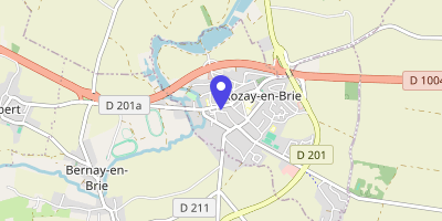 Carte OpenStreetMap — Place Charles-de-Gaulle, Rozay-en-Brie