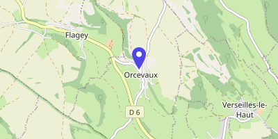 Carte OpenStreetMap — 2 La Vigne aux Prêtres, Orcevaux