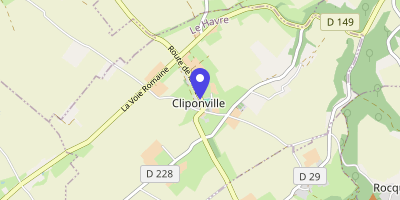 Carte OpenStreetMap — 566 route de la Mer, Cliponville