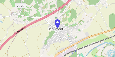 Carte OpenStreetMap — 25 place du 11-Novembre, Beaumont Saint-Cyr