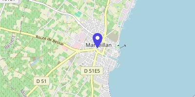 Carte OpenStreetMap — 1 rue du Général-de-Gaulle, Marseillan