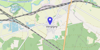 Carte OpenStreetMap — 11 rue des Bruyères, Vergigny
