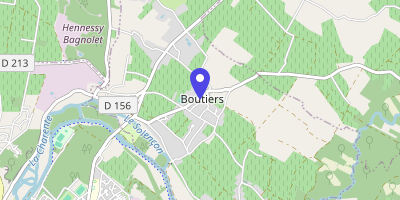 Carte OpenStreetMap — 2 place de l'Église, Boutiers-Saint-Trojan