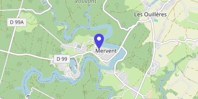 Carte OpenStreetMap — 2 chemin des Douves, Mervent