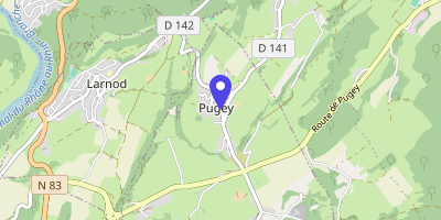 Carte OpenStreetMap — 6 rue de la Maltournée, Pugey