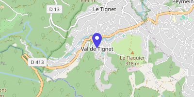 Carte OpenStreetMap — Avenue de l'Hôtel-de-Ville, Le Tignet
