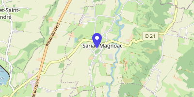 Carte OpenStreetMap — 14 place de la Mairie, Sariac-Magnoac