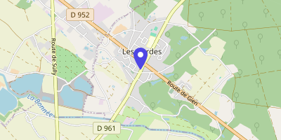 Carte OpenStreetMap — 34 rue de la Mairie, Les Bordes