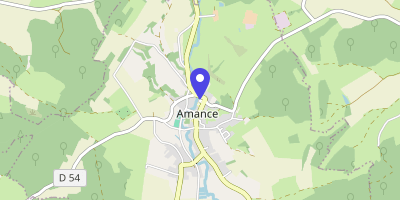 Carte OpenStreetMap — 10 bis place du Général-Ferrand, Amance