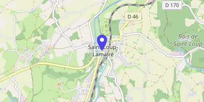 Carte OpenStreetMap — 1 place du Docteur-Bouchet, Saint-Loup-Lamairé