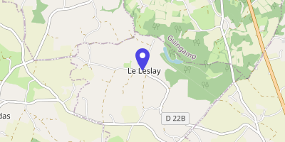 Carte OpenStreetMap — 12 bis Le Bourg, Le Leslay