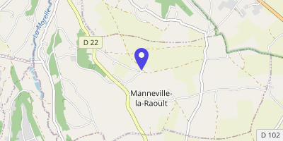 Carte OpenStreetMap — Le Bourg, Manneville-la-Raoult