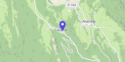 Carte OpenStreetMap — 110 route de la Caline, Conand