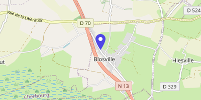Carte OpenStreetMap — 5 route du Bourg, Blosville