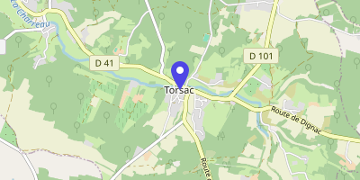 Carte OpenStreetMap — 1 place Jules-Richeux, Torsac