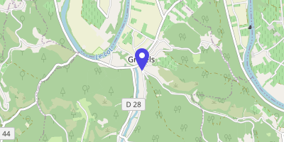 Carte OpenStreetMap — 130 rue du Presbytère, Grézels
