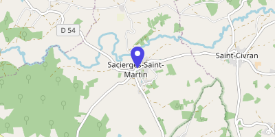 Carte OpenStreetMap — 5 rue de l'Ébaupin, Sacierges-Saint-Martin