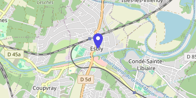 Carte OpenStreetMap — 7 rue Victor-Hugo, Esbly