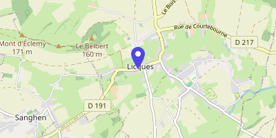 Carte OpenStreetMap — 54 parvis de l'Abbaye, Licques