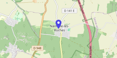 Carte OpenStreetMap — Place de la Mairie, Nainville-les-Roches