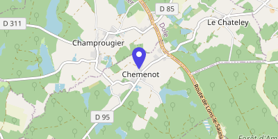 Carte OpenStreetMap — Rue de l'École, Chemenot