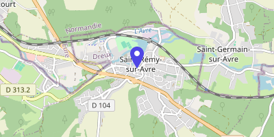 Carte OpenStreetMap — Rue du Général-de-Gaulle, Saint-Rémy-sur-Avre
