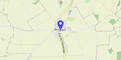 Carte OpenStreetMap — 5 place de l'Église, Proyart