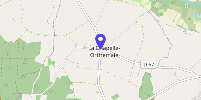 Carte OpenStreetMap — 2 route de Neuillay-les-Bois, La Chapelle-Orthemale