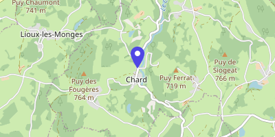 Carte OpenStreetMap — 11 route du Cher, Chard