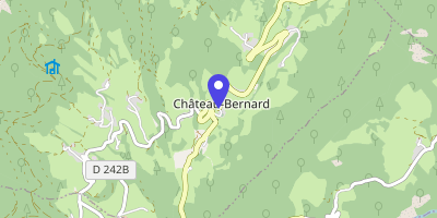 Carte OpenStreetMap — 2 hameau de la Chapelle, Château-Bernard