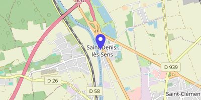 Carte OpenStreetMap — Place de la Mairie, Saint-Denis-lès-Sens