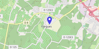 Carte OpenStreetMap — 13 route des Écoles, Fargues