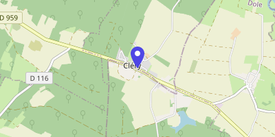 Carte OpenStreetMap — 2 rue du Duché, Cléry