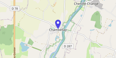 Carte OpenStreetMap — 23 Grande rue, Chambellay
