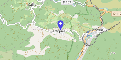 Carte OpenStreetMap — 3 place de la Mairie, Artigues