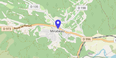 Carte OpenStreetMap — 8 rue de la Mairie, Mirabeau