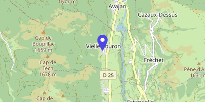 Carte OpenStreetMap — Le Village, Germ-Louron