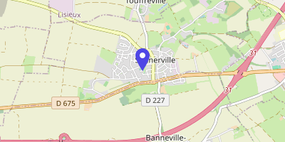 Carte OpenStreetMap — 17 rue du Stade, Sannerville