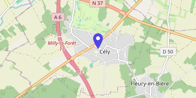 Carte OpenStreetMap — 15 rue de la Mairie, Cély