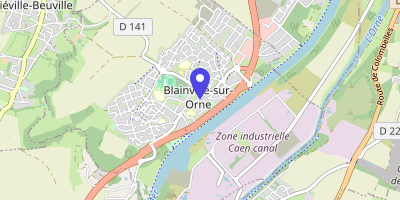 Carte OpenStreetMap — 4 rue du Général-Leclerc, Blainville-sur-Orne