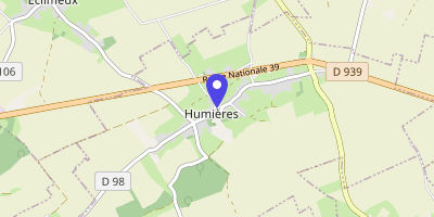 Carte OpenStreetMap — 4 rue de la Mairie, Humières