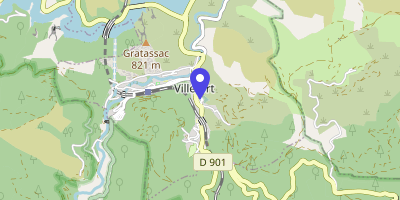 Carte OpenStreetMap — 15 rue de l'Église, Villefort